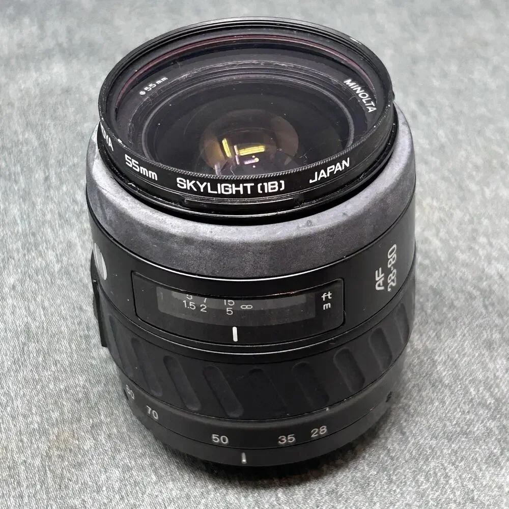 Minolta AF Zoom 28-80mm f/4-5.6 Macro Lens Sony A Mount 55mm Japan